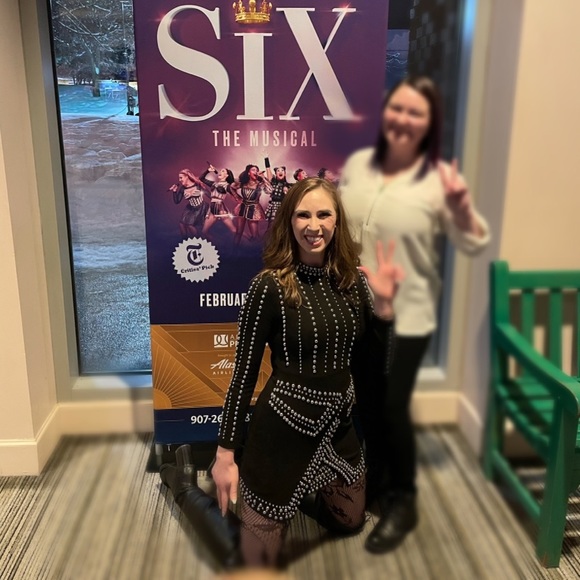 Balmain-Style Studded Dress - Picture 7 of 7